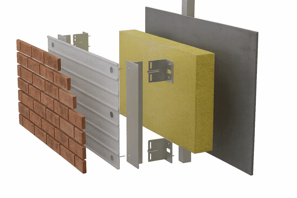 Grc Board Mekanik Tuğla Cephe Sistemleri